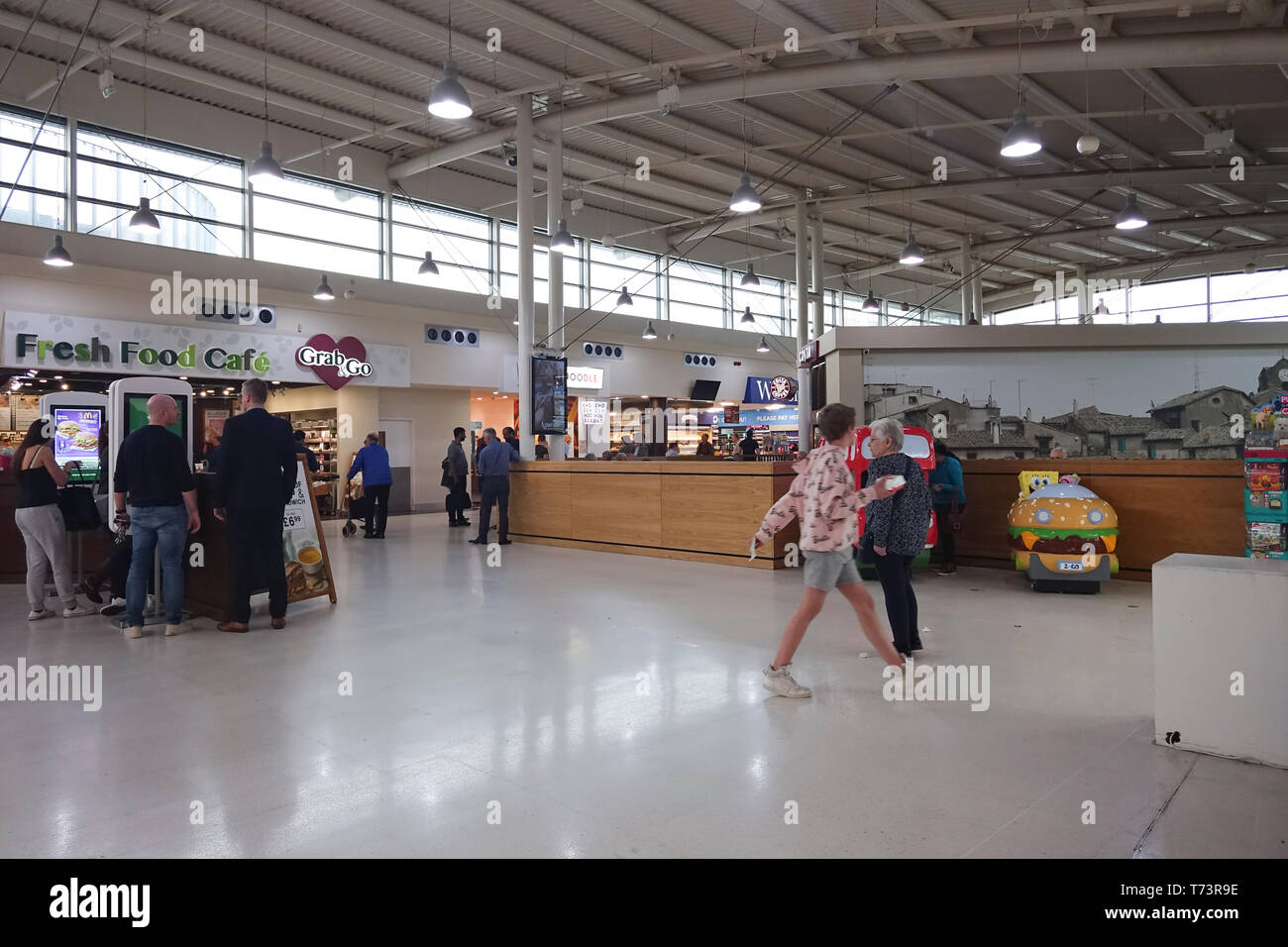 Norton Canes services M6 toll Stock Photo Alamy