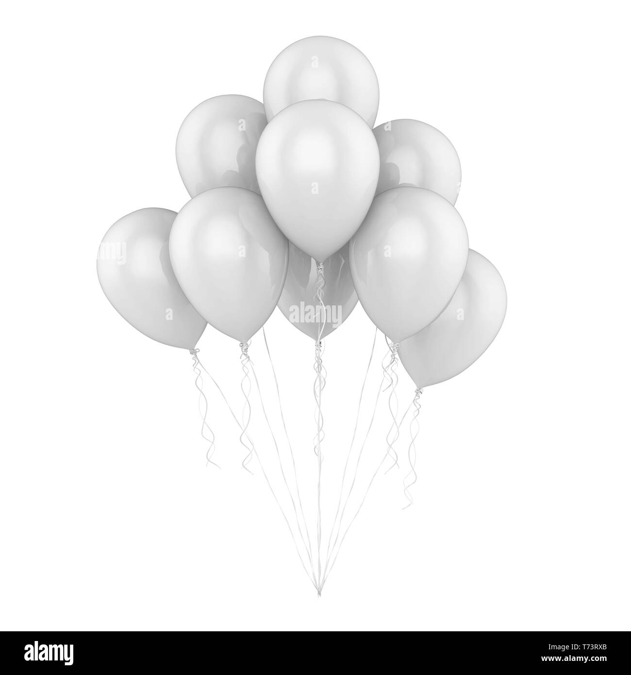 Balloons Isolated Stock Photo