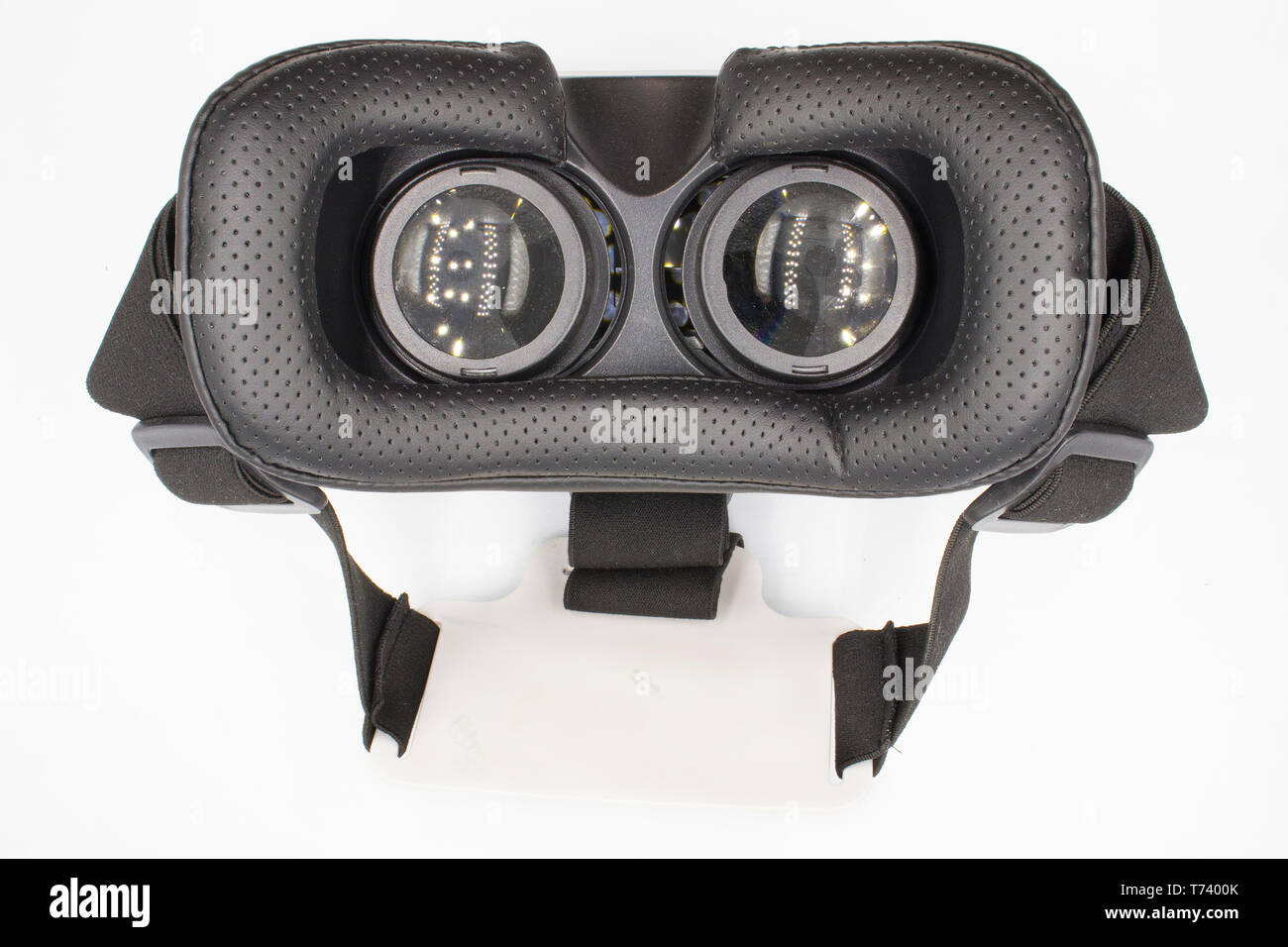 Realistic VR camera, VR Box / Virtual Reality glasses isolated on white