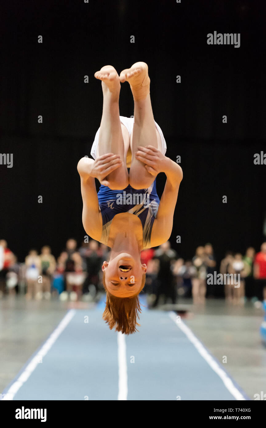 Telford, England, UK. 27 April, 2018. Gary Monteith (Sapphire