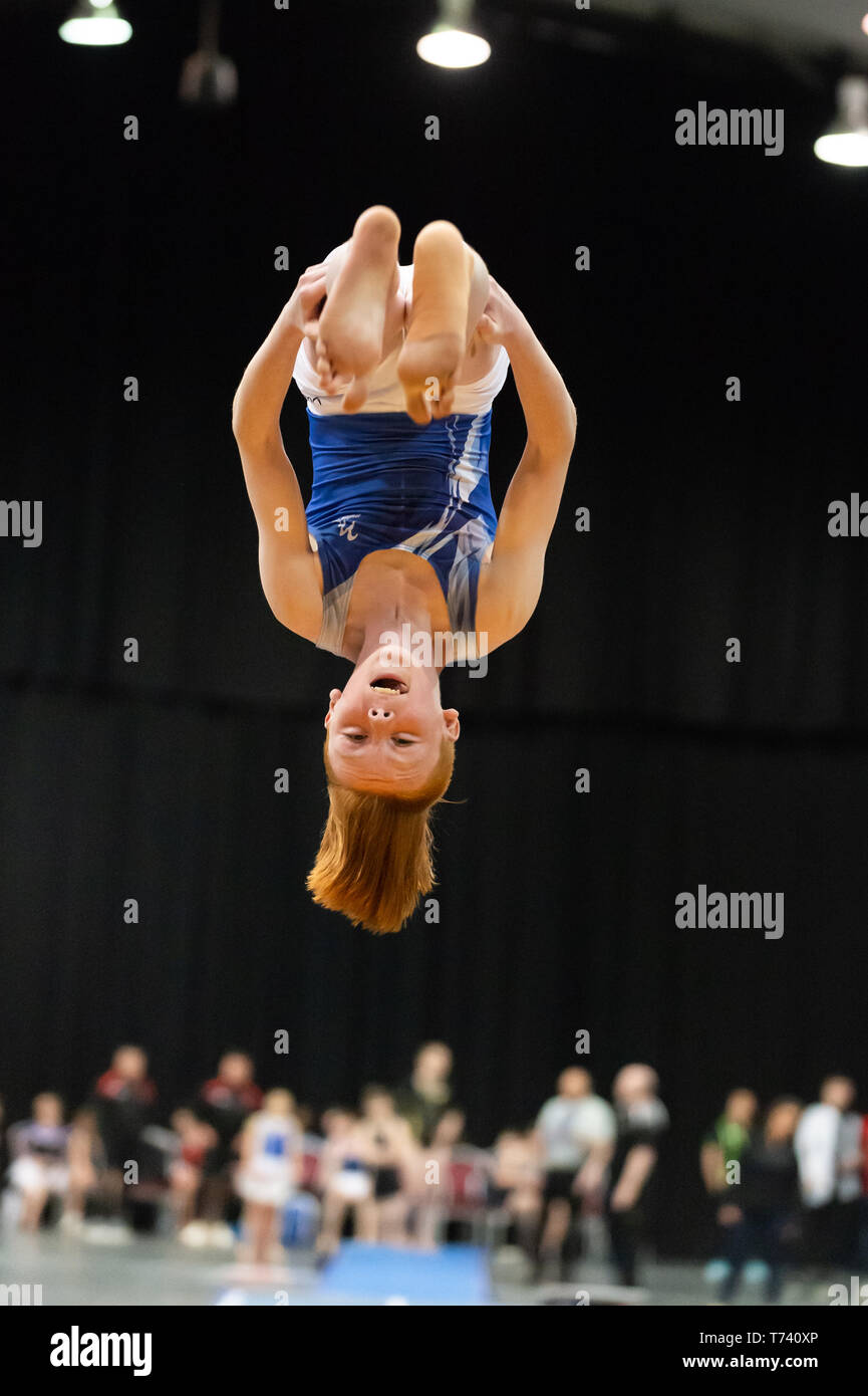 Telford, England, UK. 27 April, 2018. Gary Monteith (Sapphire