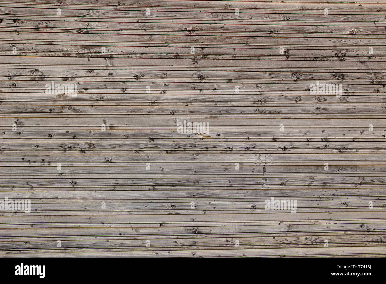 Shiplap Wood Boards Background with brown, white, and grey tones. Almost Square with blank area for your words, text, copy or design. The faux paint i Stock Photo