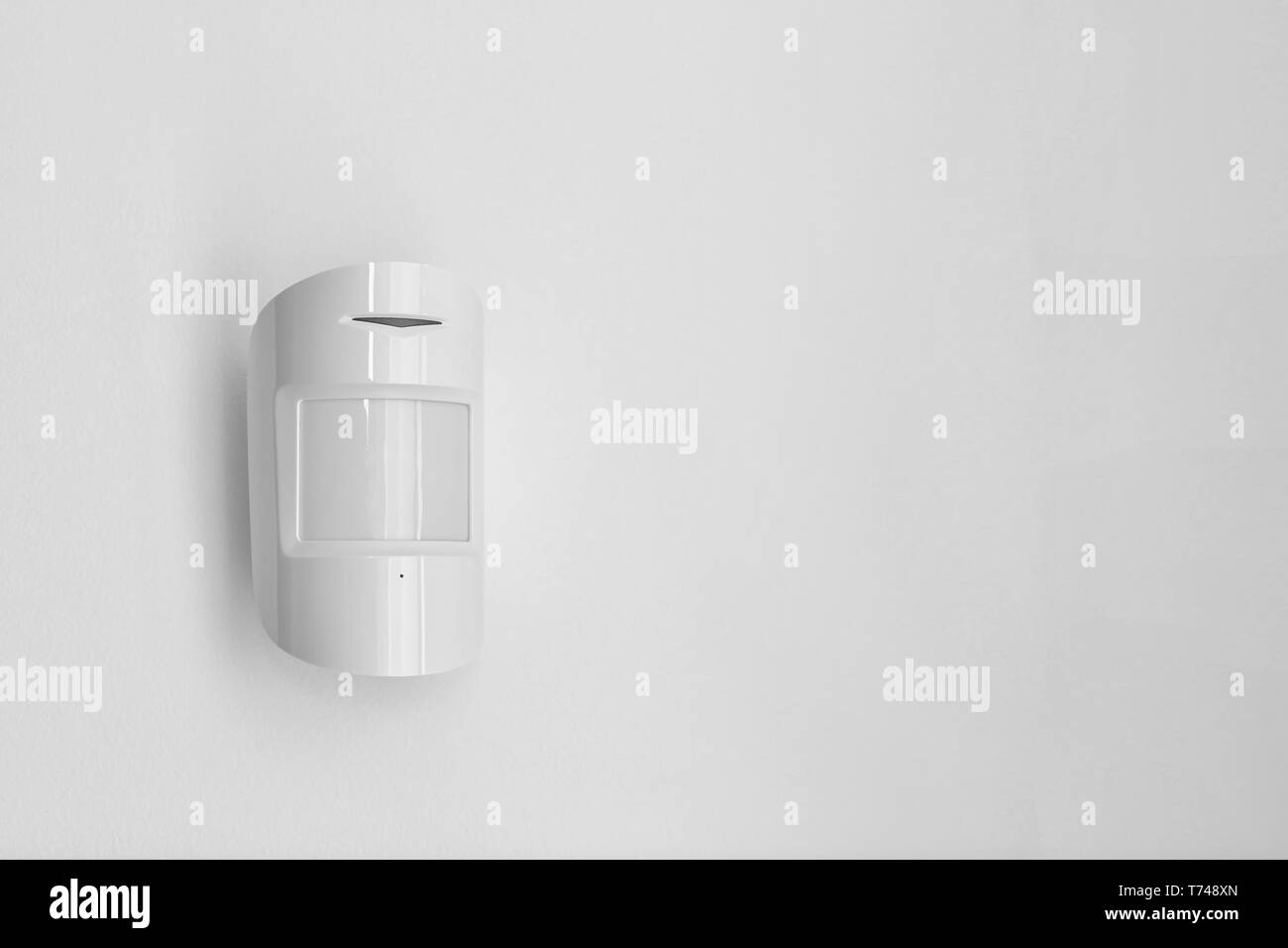 Modern motion sensor indoors Stock Photo Alamy