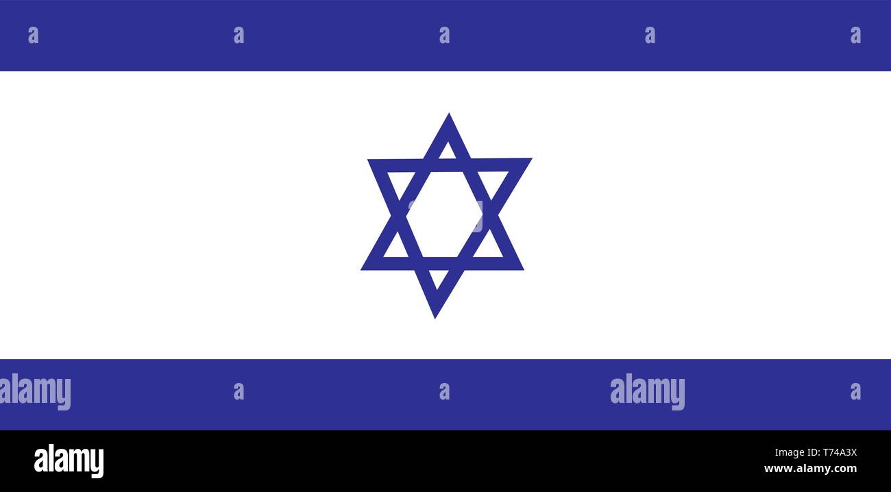 Israel flag vector illustration Stock Vector Image & Art - Alamy