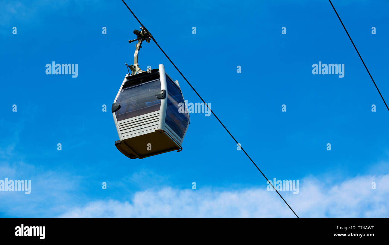Montjuic cable car panorama barcelona hi-res stock photography and ...
