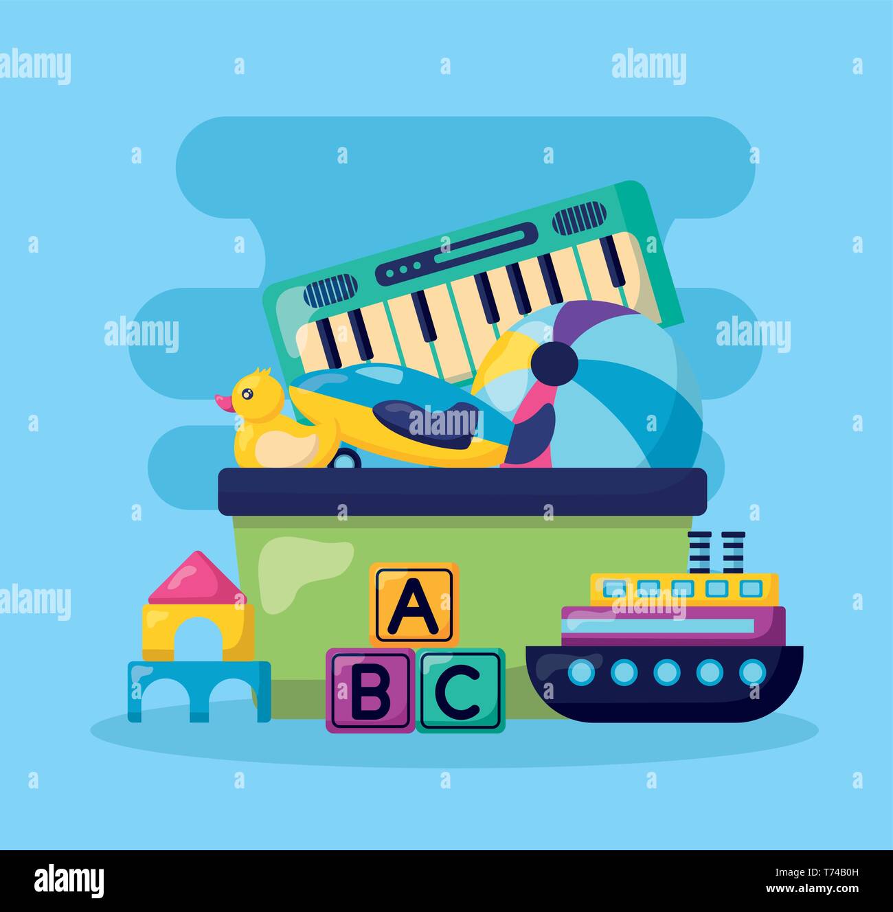 kids toys design Stock Vector Image & Art Alamy