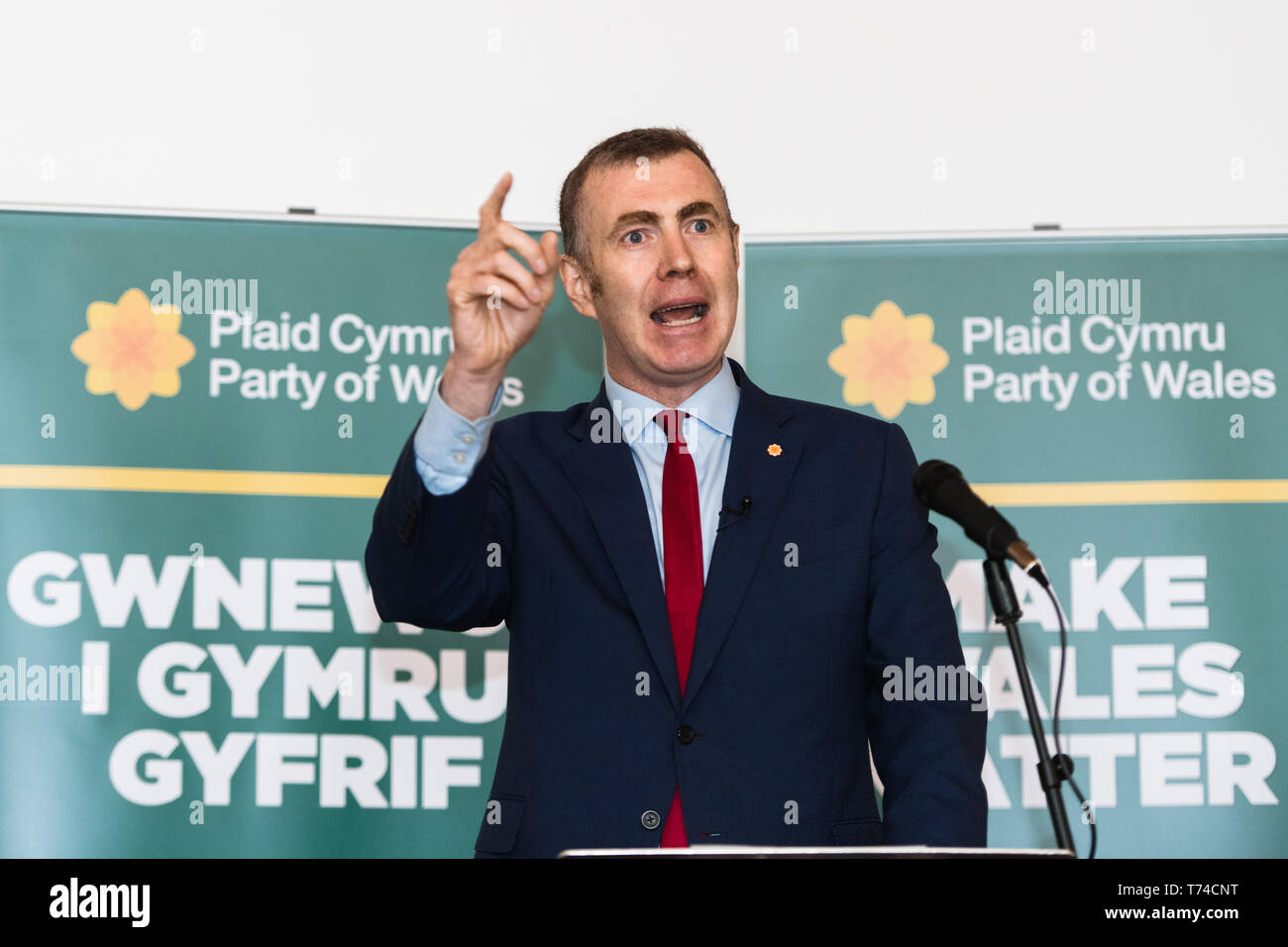 Plaid Cymru leader Adam Price Stock Photo