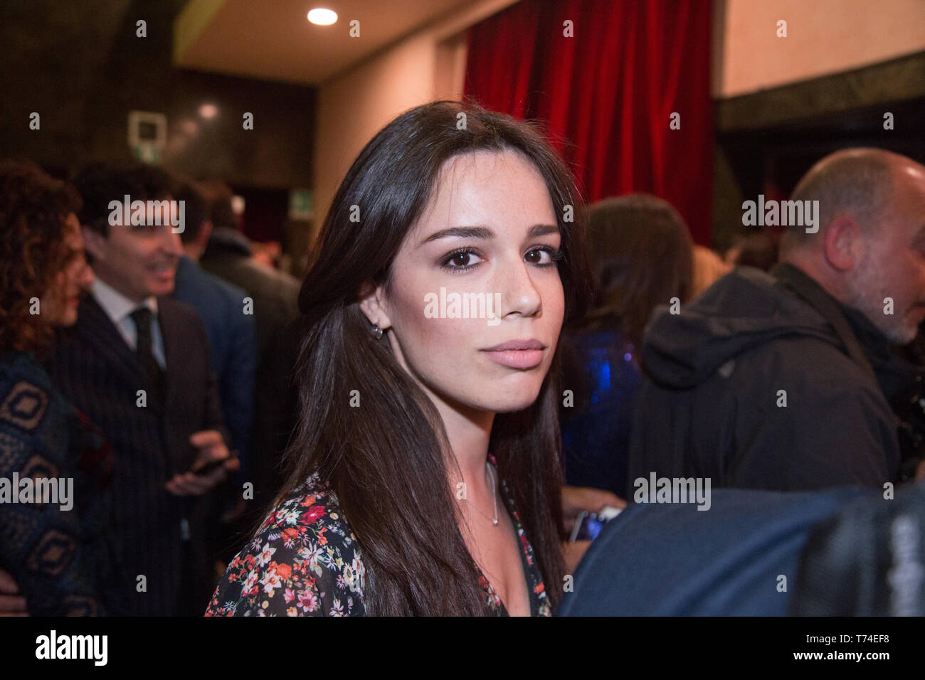 Rome, Italy. 03rd May, 2019. Annalisa Arena Red carpet for the award ceremony of the IX Edition of 'La Pellicola d'Oro' Credit: Matteo Nardone/Pacific Press/Alamy Live News Stock Photo
