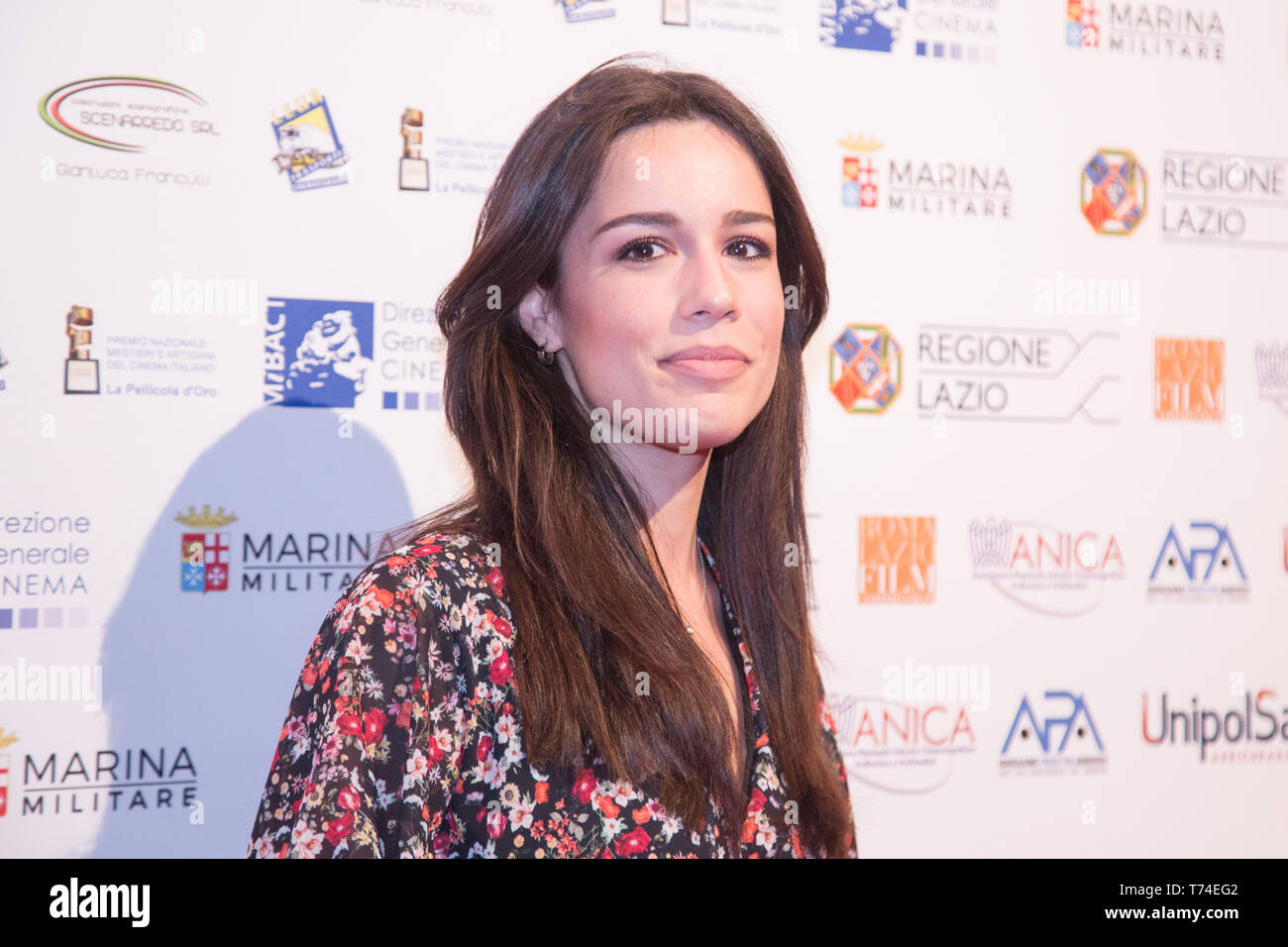 Rome, Italy. 03rd May, 2019. Annalisa Arena Red carpet for the award ceremony of the IX Edition of 'La Pellicola d'Oro' Credit: Matteo Nardone/Pacific Press/Alamy Live News Stock Photo
