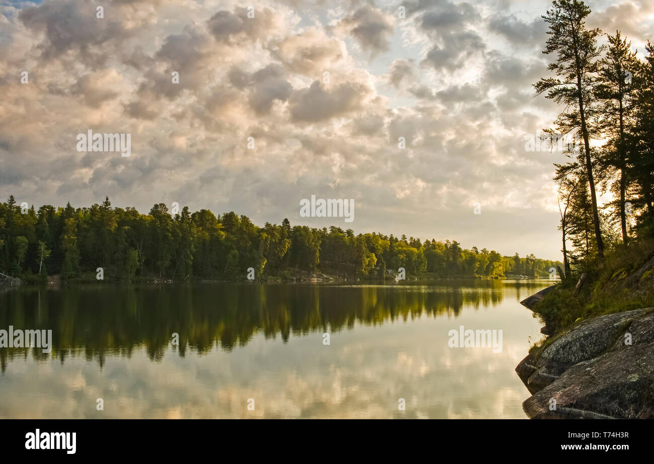 Dogtooth Lake, Rushing River Provincial Park, near Kenora; Ontario, Canada Stock Photo
