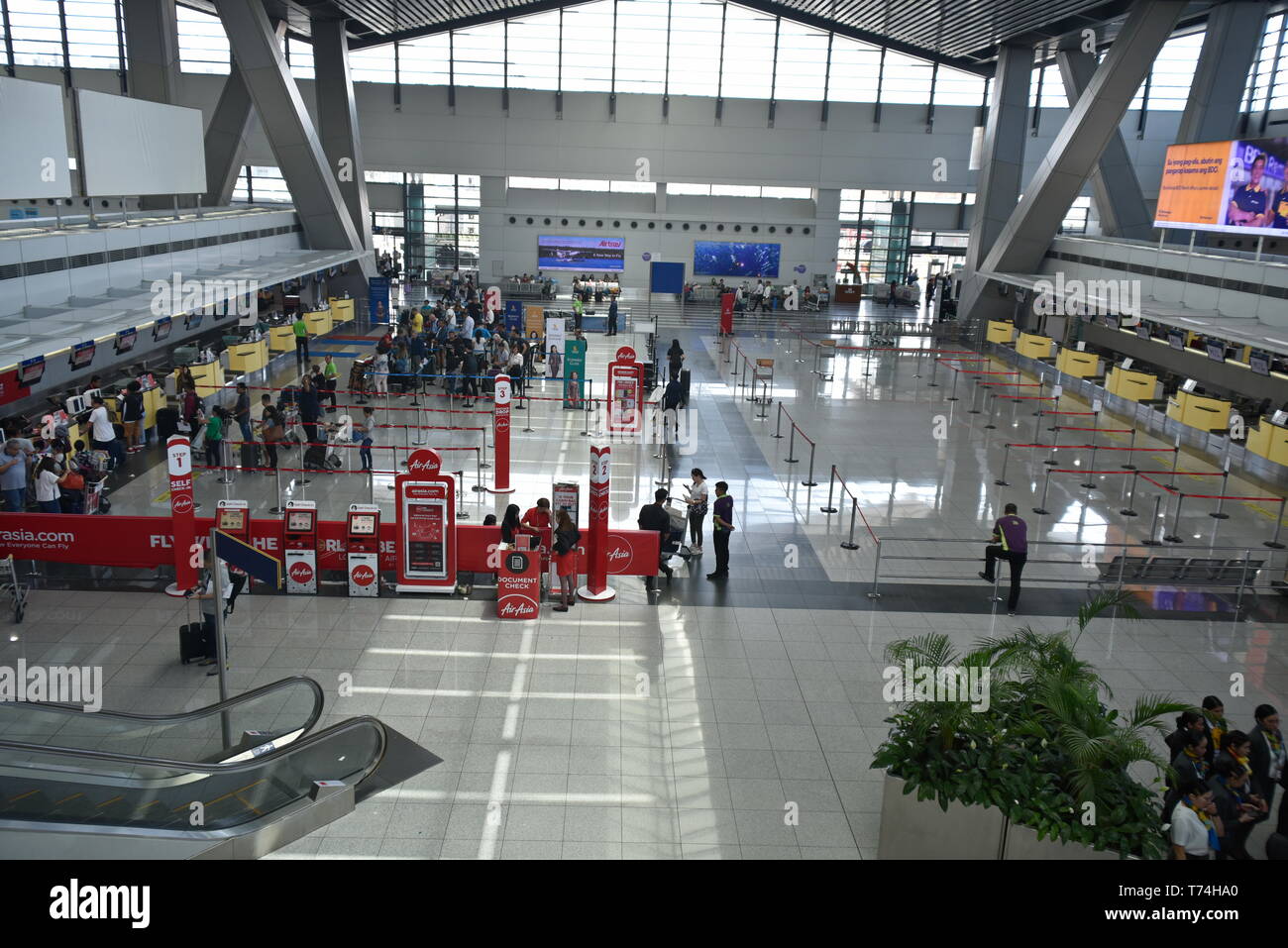 Manila Ninoy Aquino International Airport Terminal 3 or NAIA, Manila, Philippines, April 12