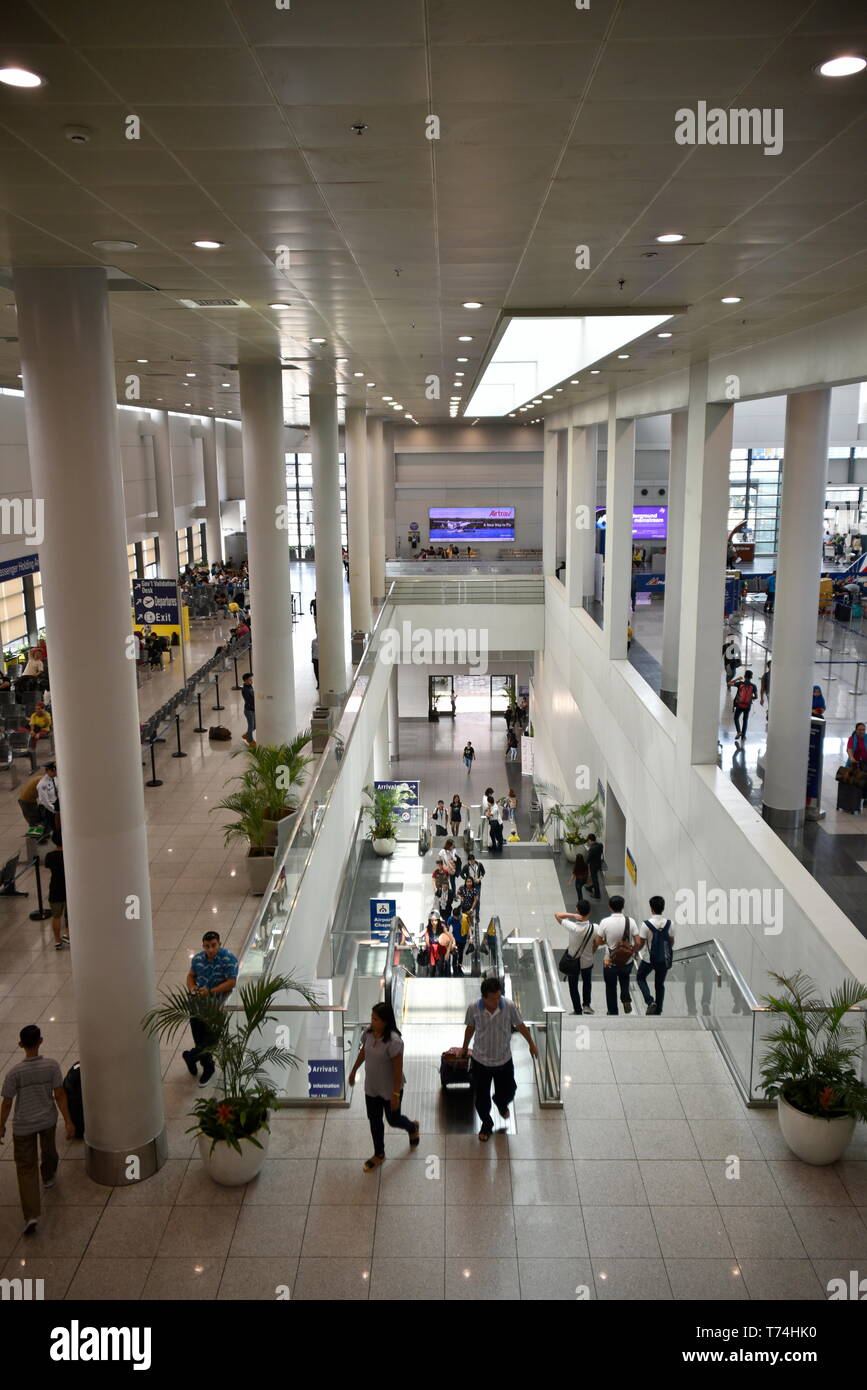 Manila Ninoy Aquino International Airport Terminal 3 or NAIA, Manila, Philippines, April 12
