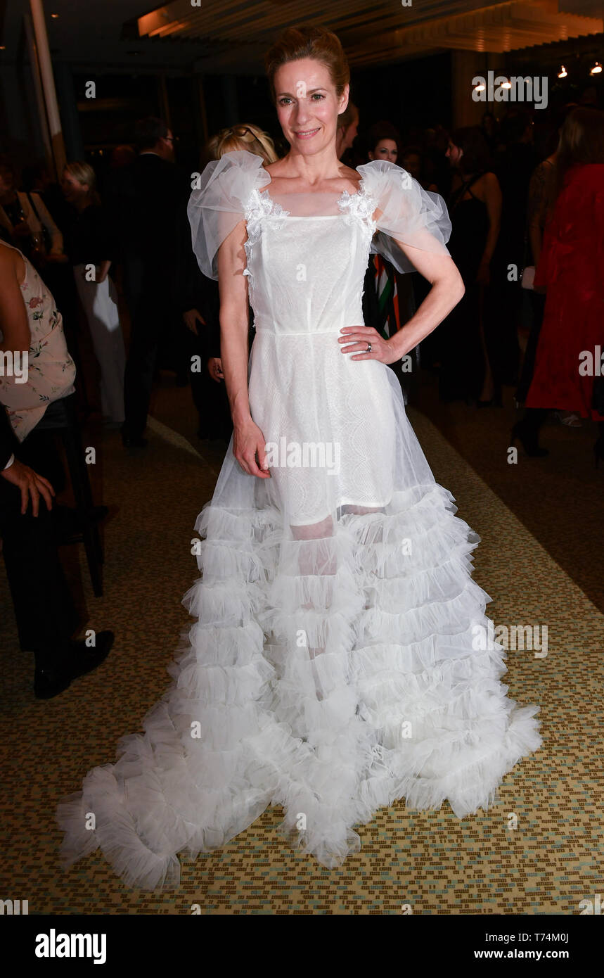 Berlin, Germany. 03rd May, 2019. The actress Lisa Martinek celebrates