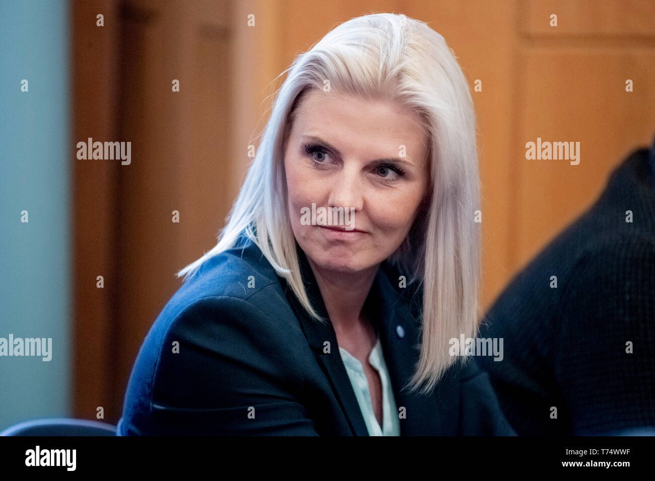 Berlin Germany 04th May 19 Jessica Biessmann Afd Member Of The Berlin House Of Representatives Takes
