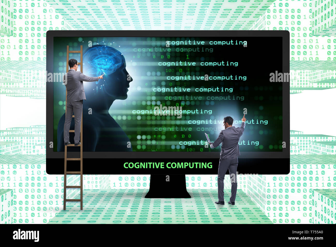 Cognitive computing and machine learning concept Stock Photo - Alamy