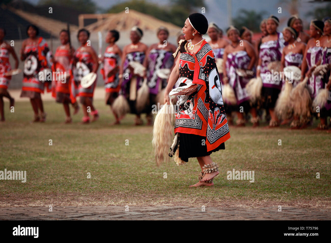 Zulu traditional attire for woman hi-res stock photography and