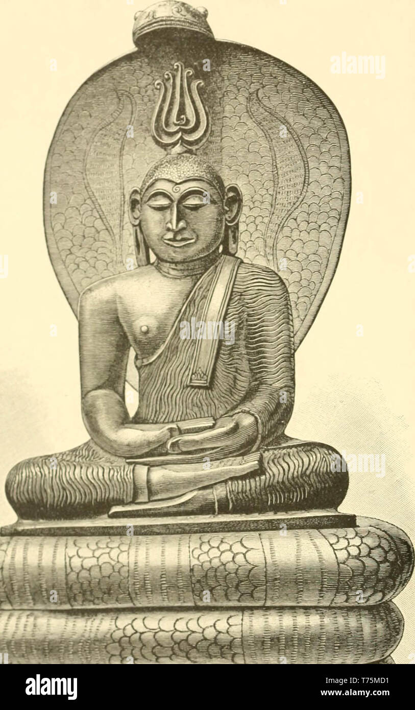 "Buddhism in its connexion with Brahmanism and Hinduism and in its contrast with Christianity" (1889) Stock Photo