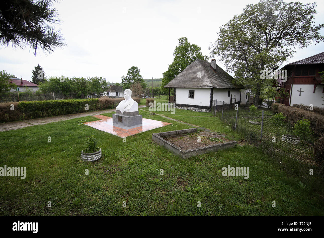 Scornicesti, Olt, Romania May 01, 2019 Details with the house in