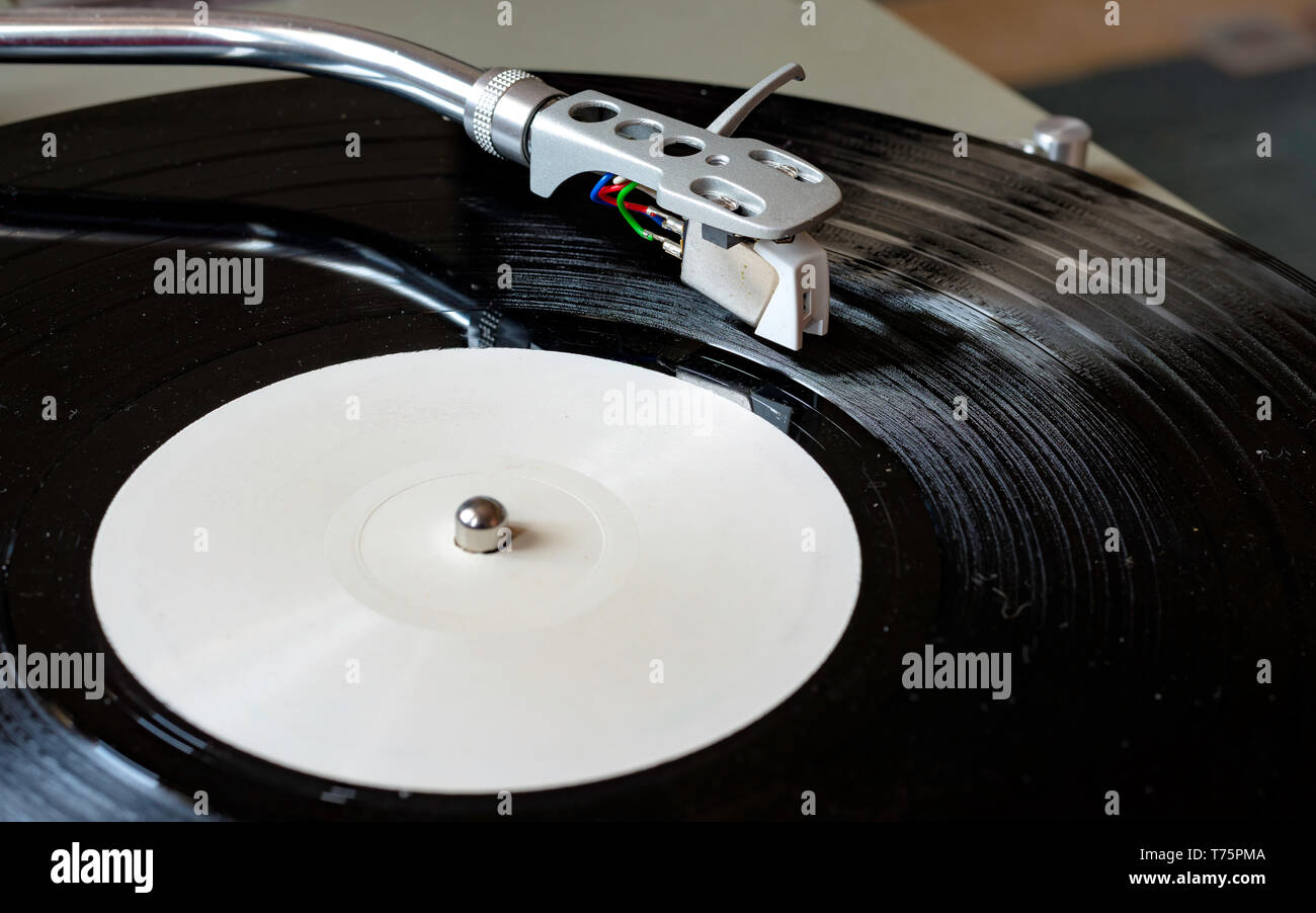 music system with record player