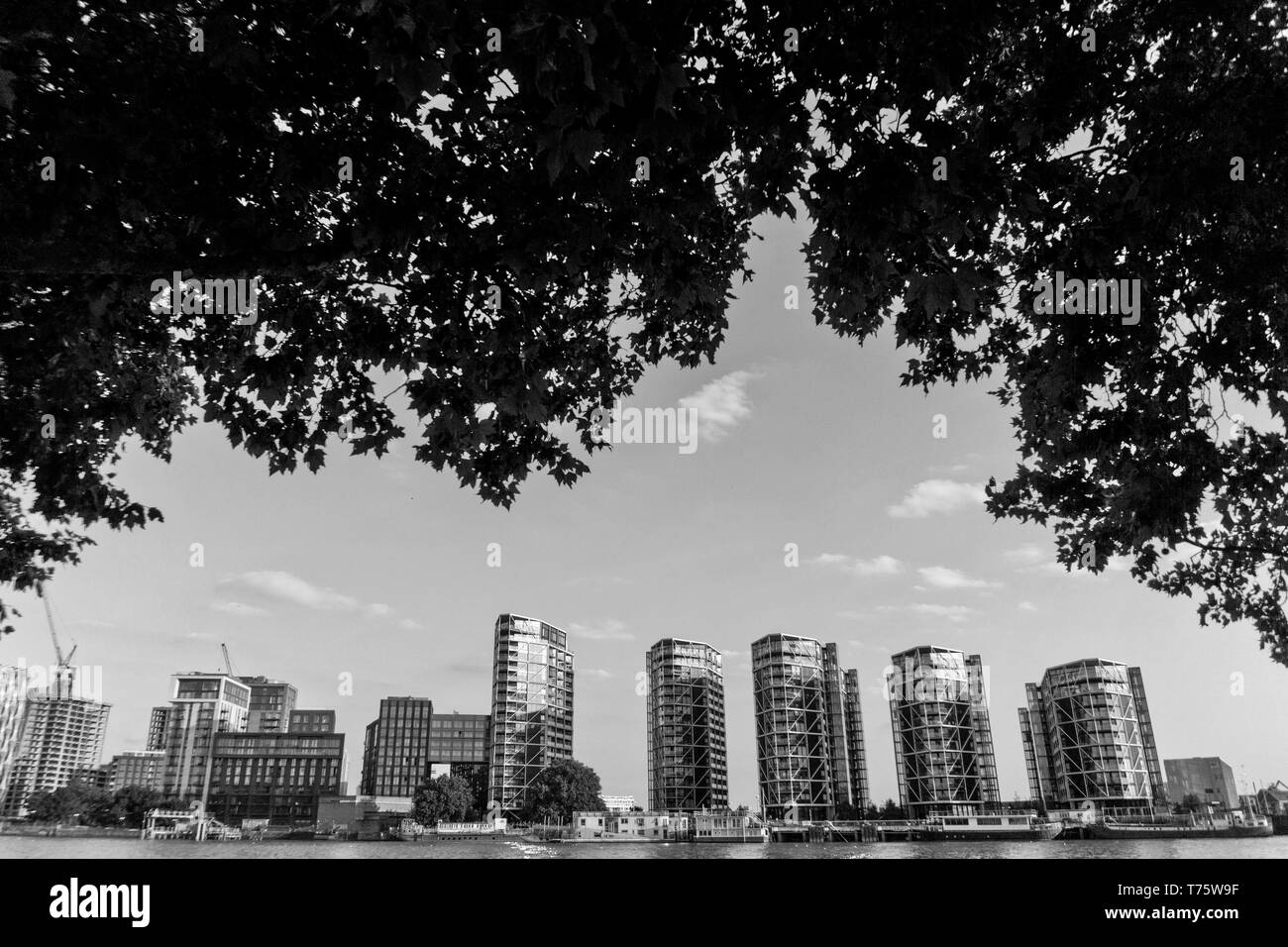 London build to rent apartments Black and White Stock Photos & Images ...