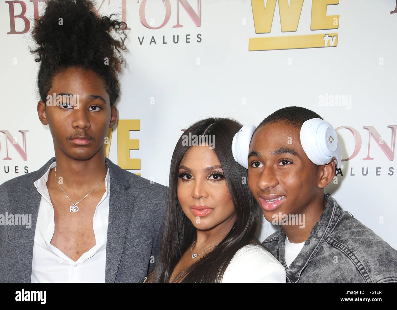 WE tv Celebrates The Premiere Of "Braxton Family Values" Featuring: Denim  Cole Braxton-Lewis, Toni Braxton,