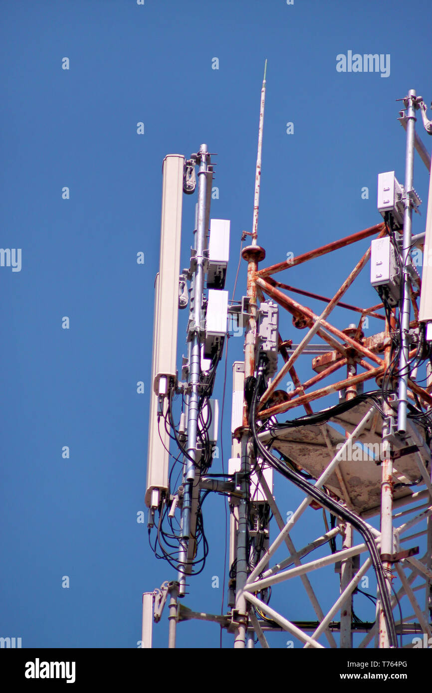 network repeaters, base transceiver station. Tower wireless communication
