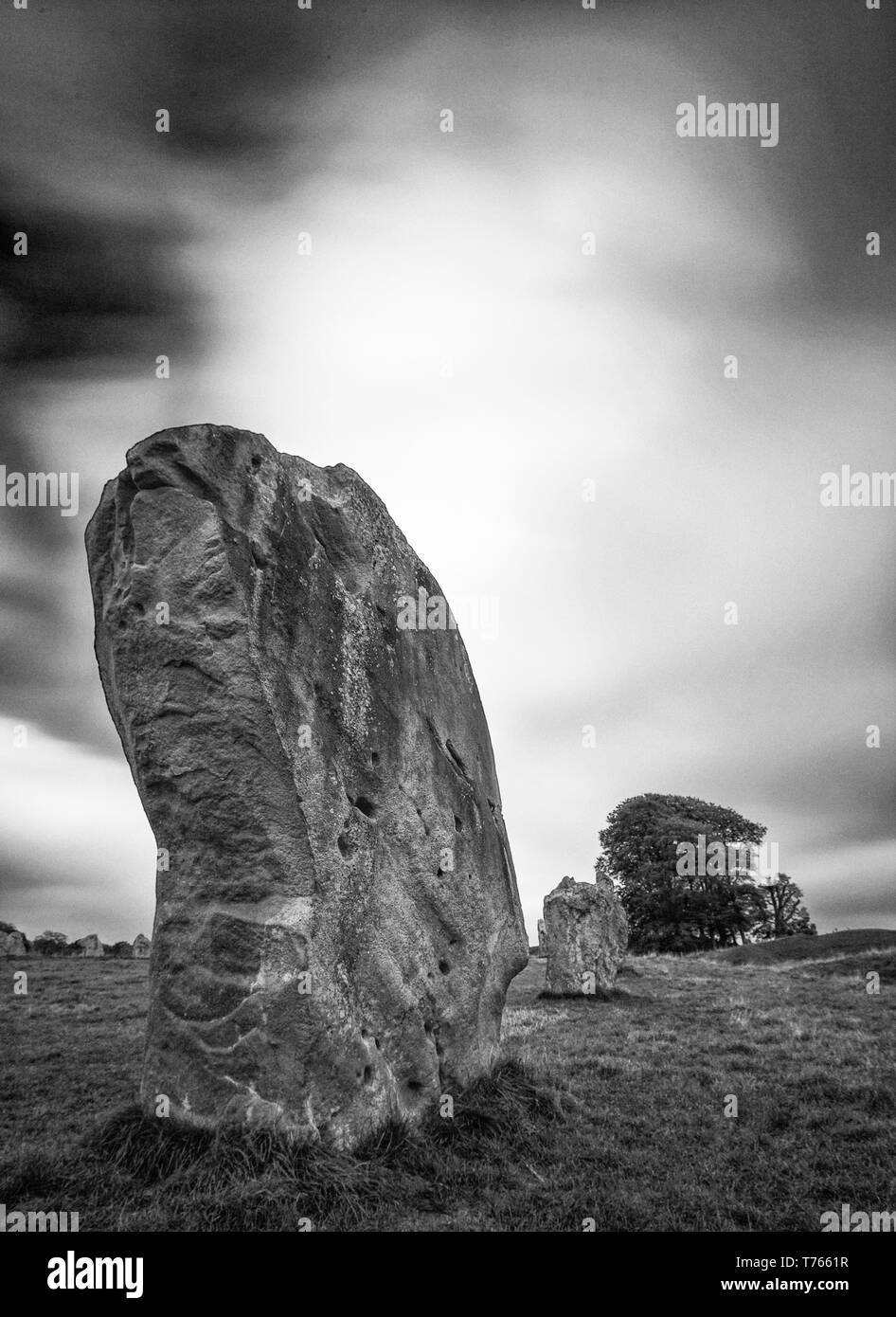 Prehistoric landscape Black and White Stock Photos & Images - Alamy
