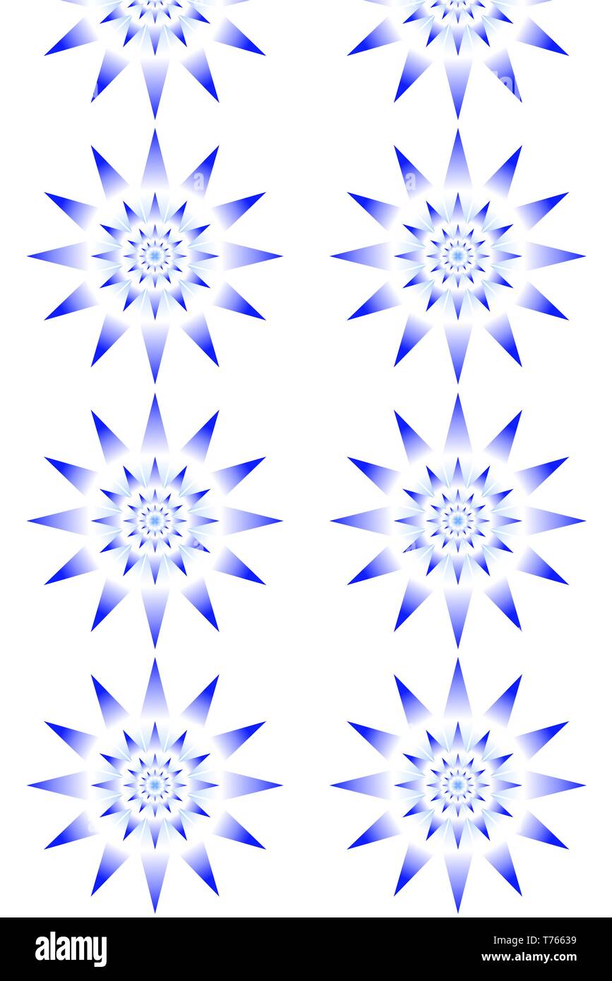 Star geometric pattern Stock Photo