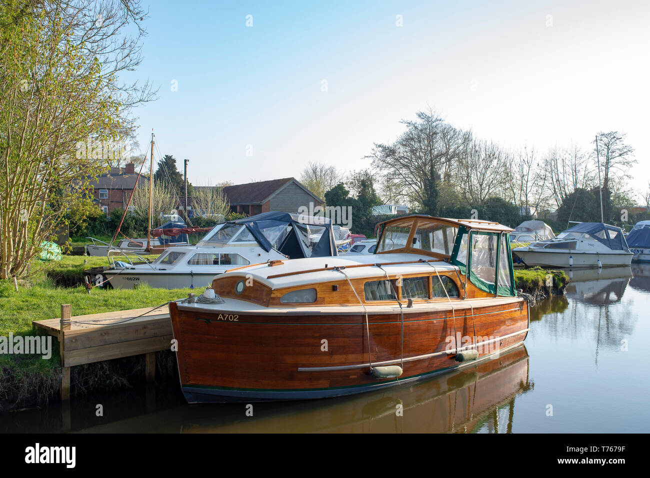 Norfolk Cruiser boat Stock Photo - Alamy