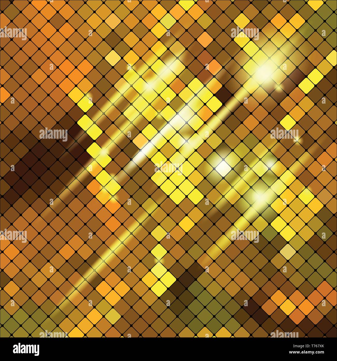 Metallic gold texture. Abstract background. Stock Vector