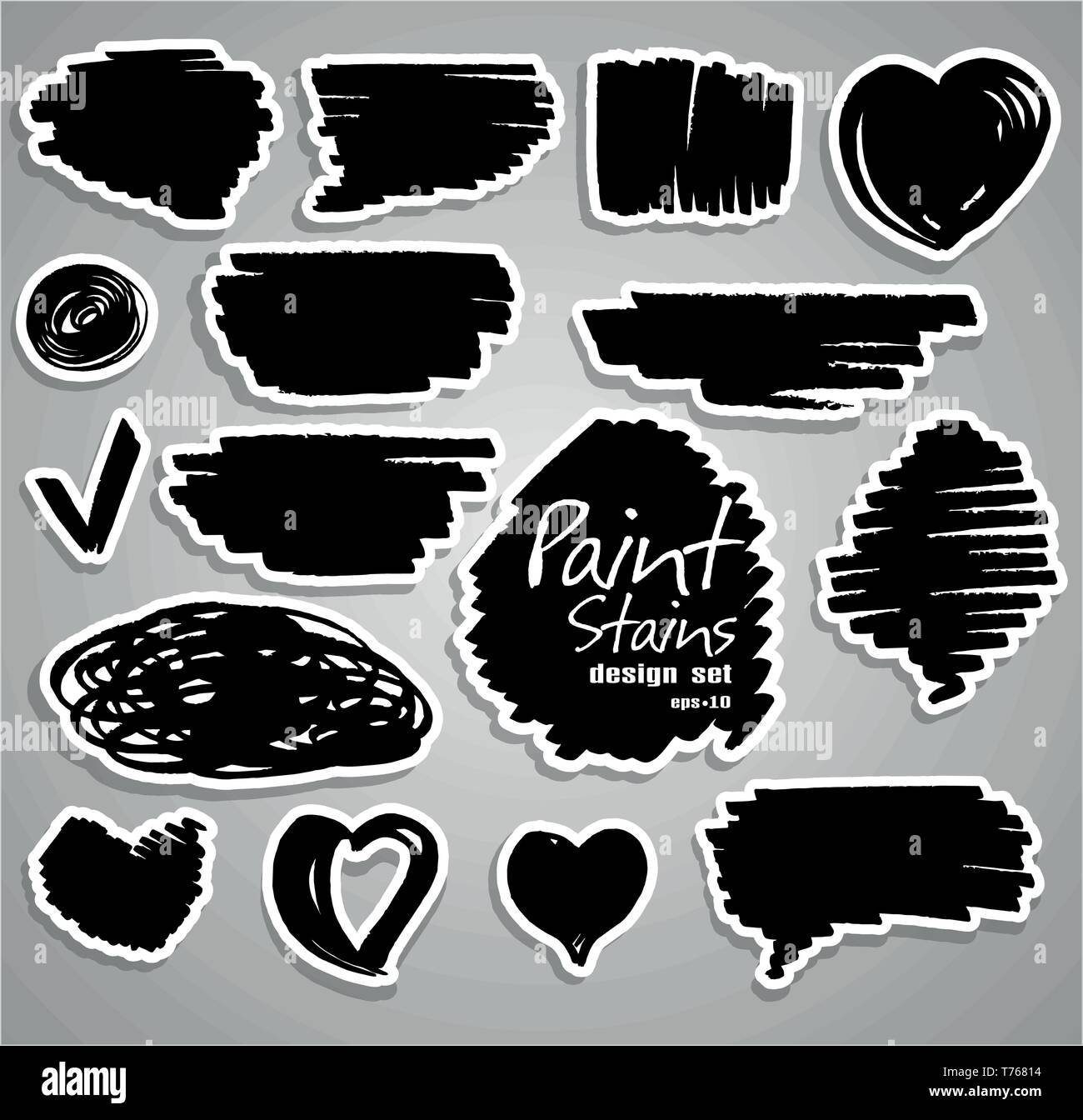 Paint stains design Stock Vector Image & Art - Alamy