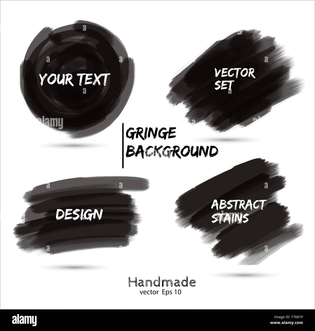 Color paint stains abstract Stock Vector Images - Alamy