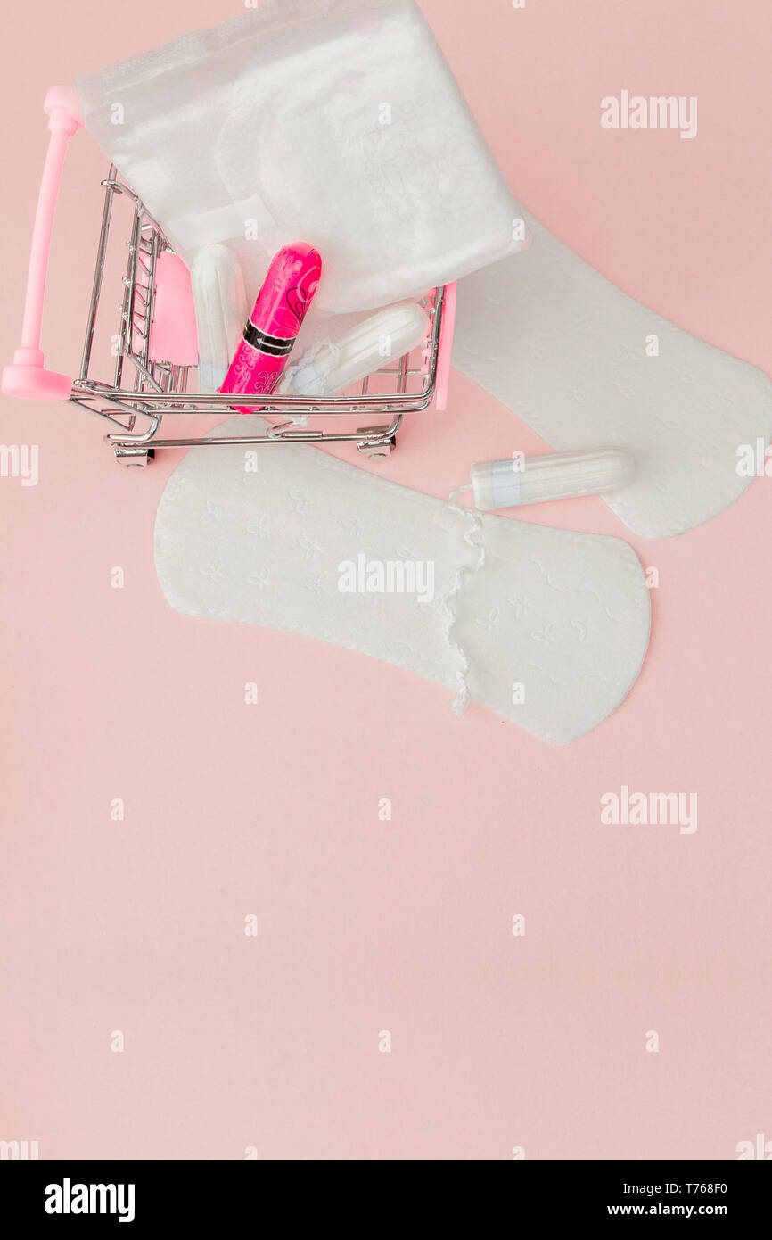 sanitary pads and tampons