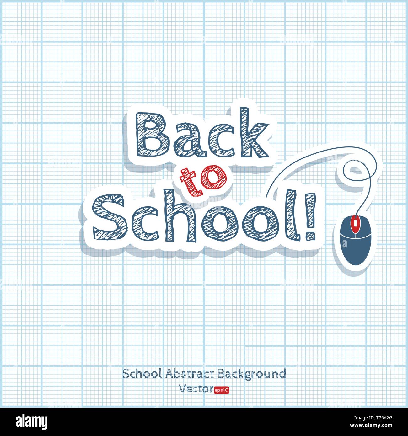 Back to school illustration Stock Vector Image & Art - Alamy