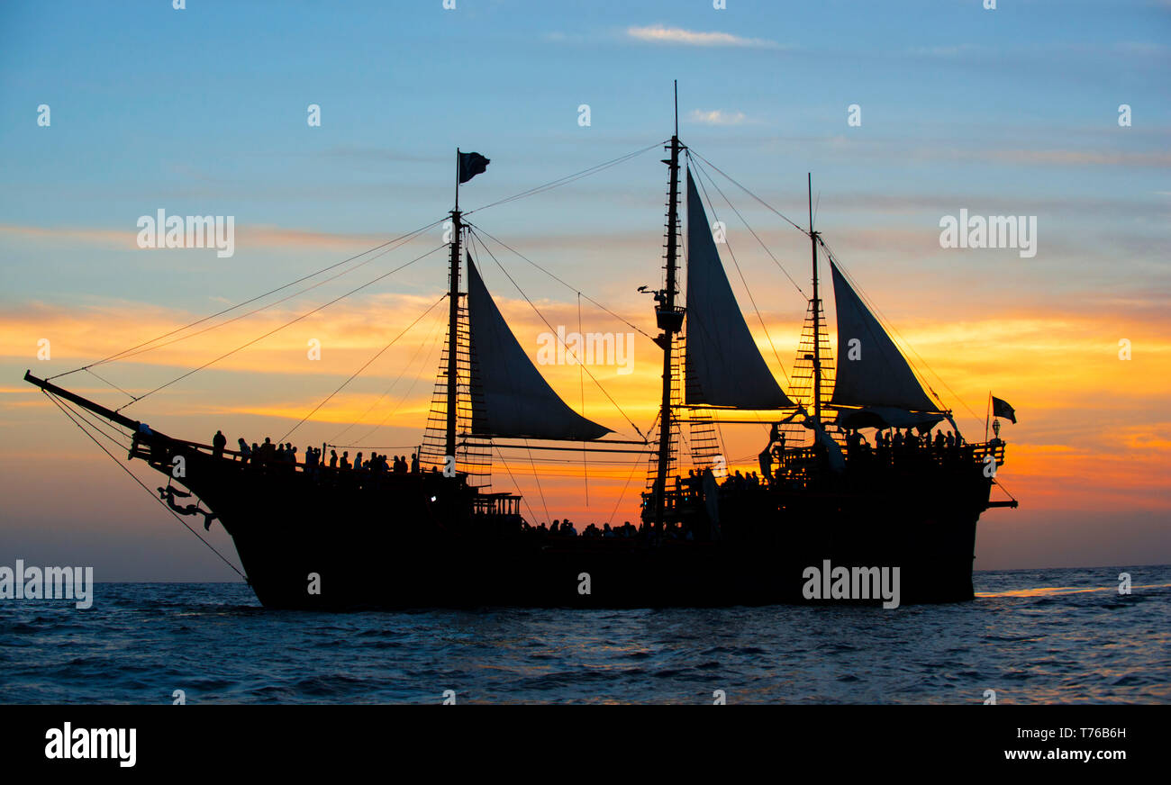 Marigalante pirate ship Stock Photo Alamy