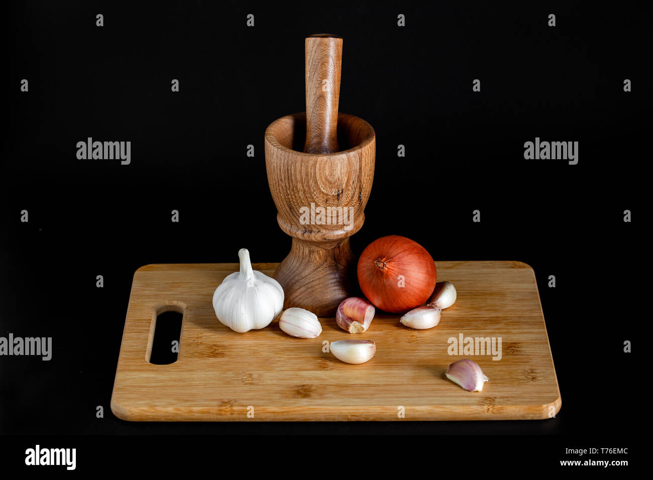 SM SunniMix Garlic Press & Mortar - Fish Shaped Resin Grinder For Ginger, Herbs, Spices (Easy To Clean)