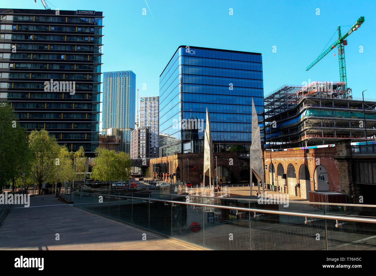 Regeneration, Greengate Square, Salford, Manchester, UK Stock Photo