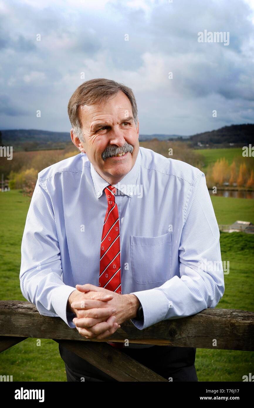 Russell Marchant, the Principal of Hartpury College and University Centre in Gloucestershire. Stock Photo