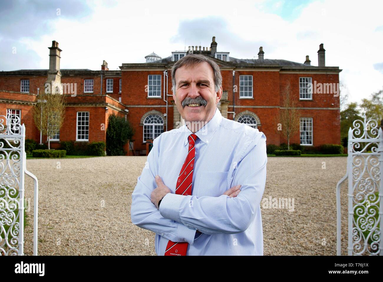 Russell Marchant, the Principal of Hartpury College and University Centre in Gloucestershire. Stock Photo