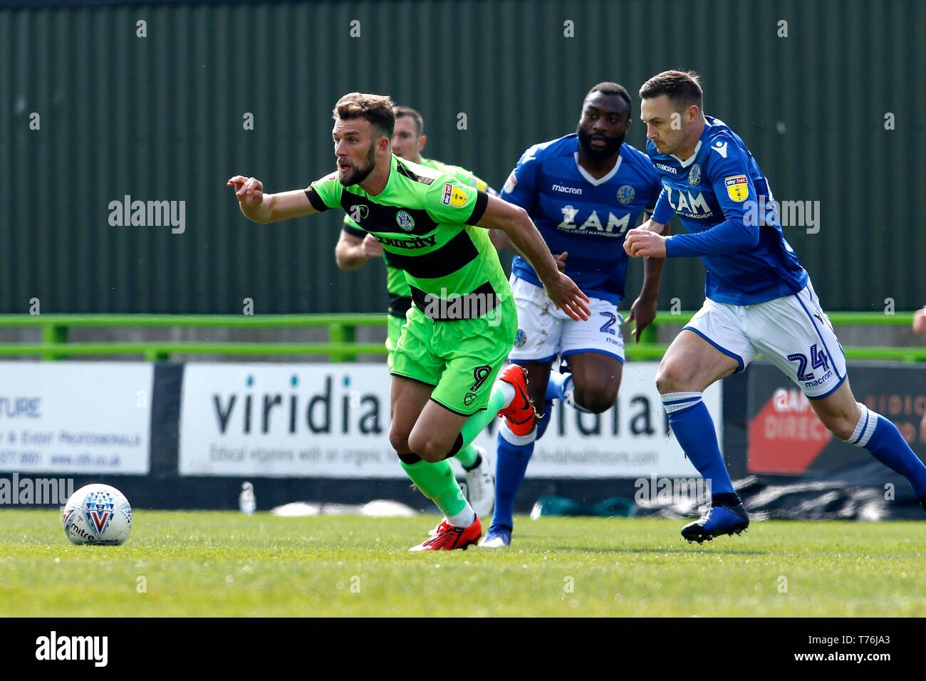 Christian Doidge for Forest Green Rovers FC vs Macclesfield Town FC, at the New Lawn ground. 13th April 2019 Picture by Andrew Higgins - Thousand Word Stock Photo