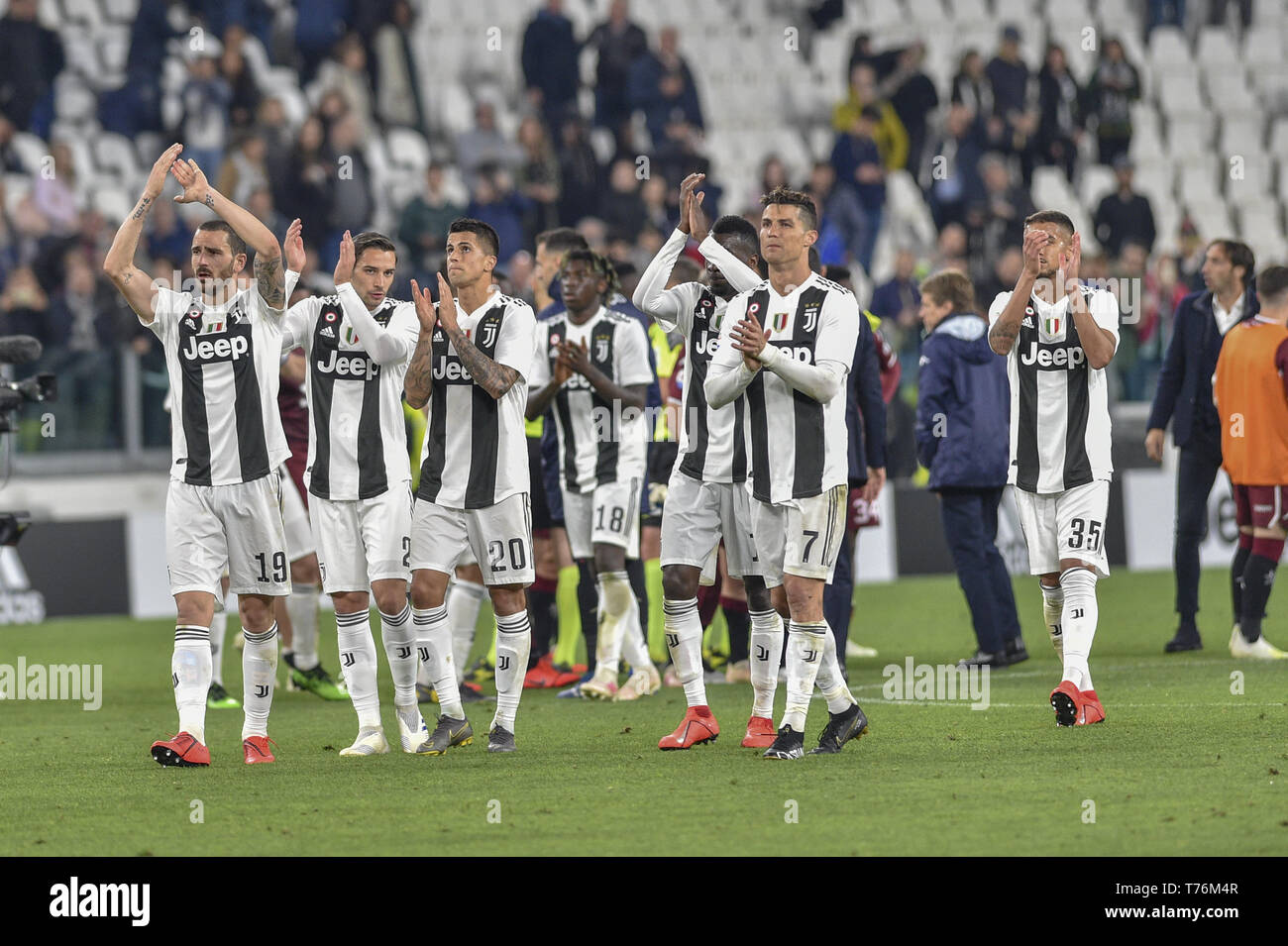 Turin Italy 03rd May 2019 Juventus Fc After The Serie A Match