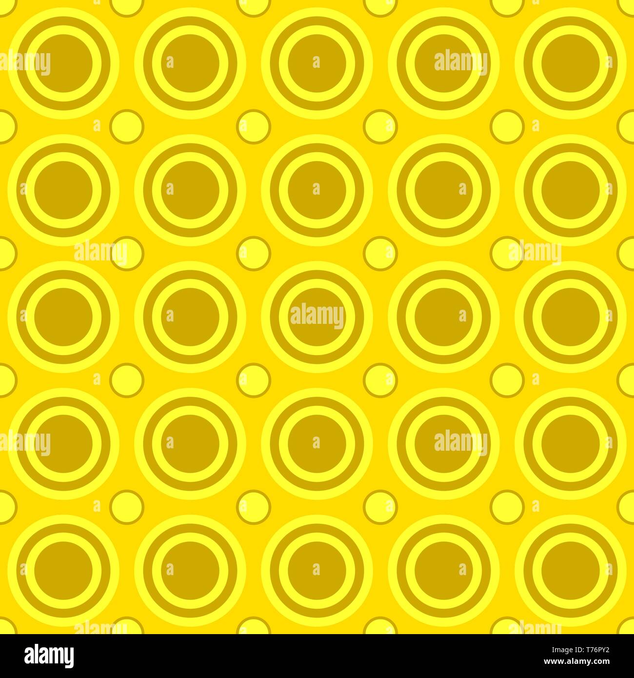 Geometrical seamless pattern - vector circle background design Stock ...