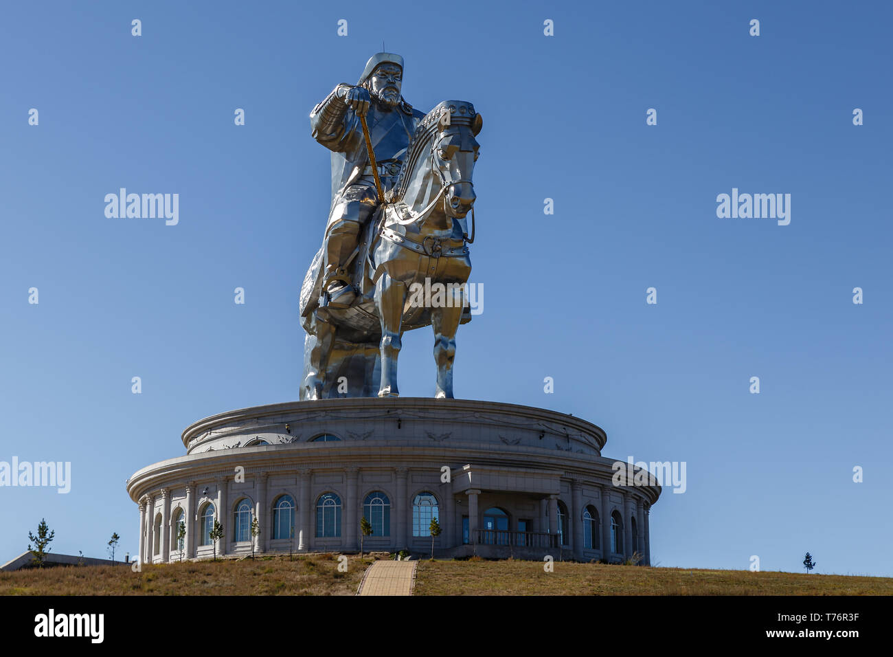 Tsonjin boldog, Mongolia September 14, 2018 The giant Genghis Khan