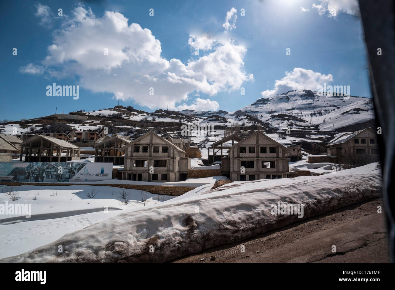 Spring View Mount Lebanon The Mount Lebanon, Lebanon Stock Photo - Alamy