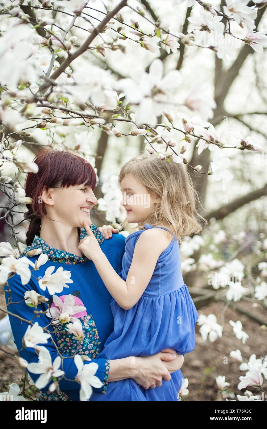 Beautiful Young Mother With Baby Girl In Her Arms The Concept Of A