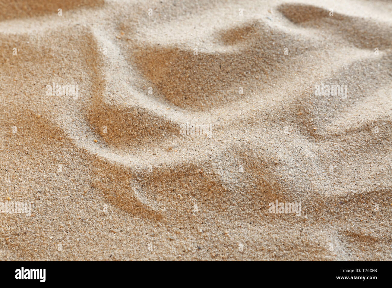 Beach sand, closeup Stock Photo