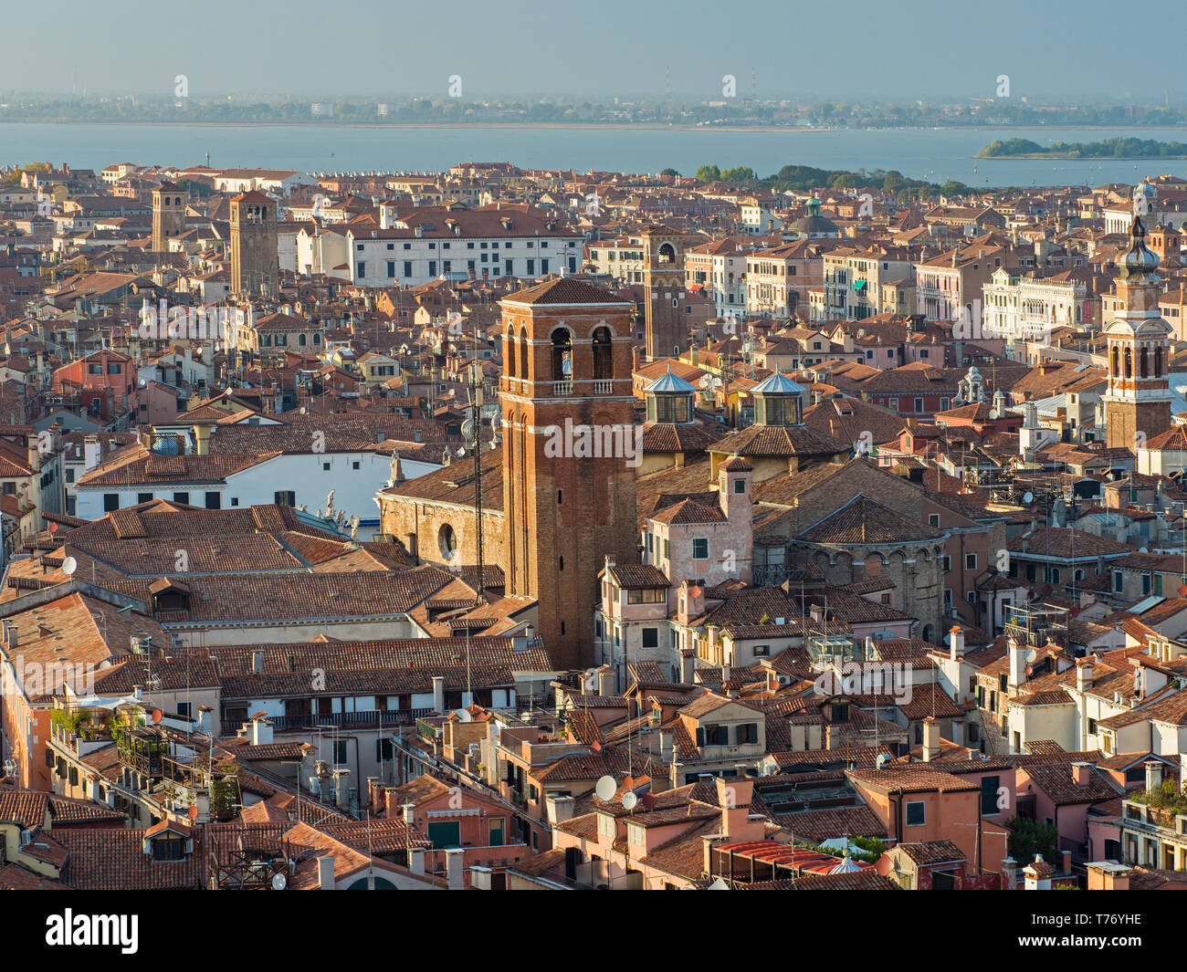 Venice Rooftops II Stock Photo Alamy