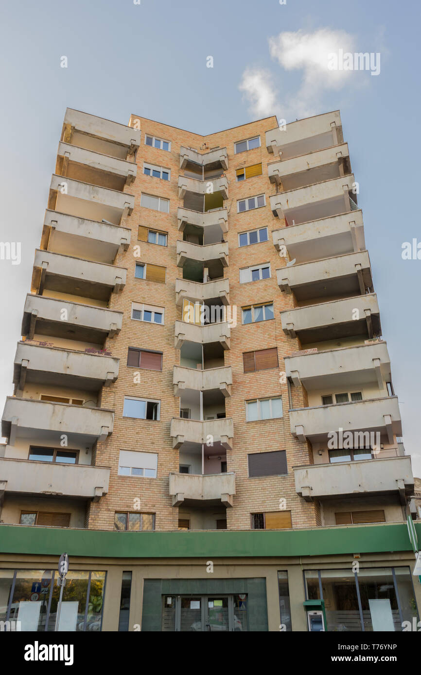 Ground View Of A Ten story Building Stock Photo Alamy ground-view-of-a-ten-story-building-stock-photo-alamy