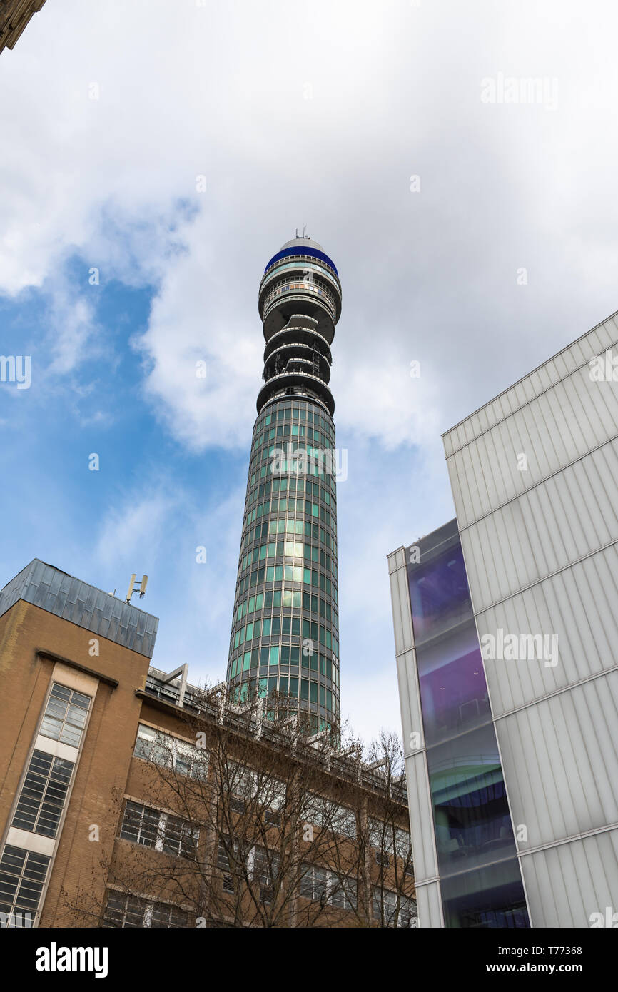 Tower - Fitzroy St Fitzrovia, London Stock Photo