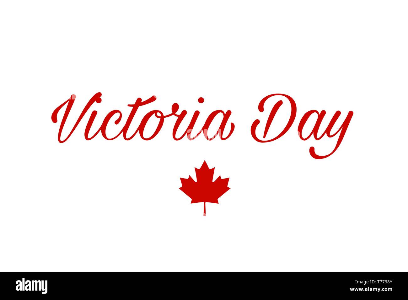 Vector Illustration to Celebrate Victoria Day. Stock Vector